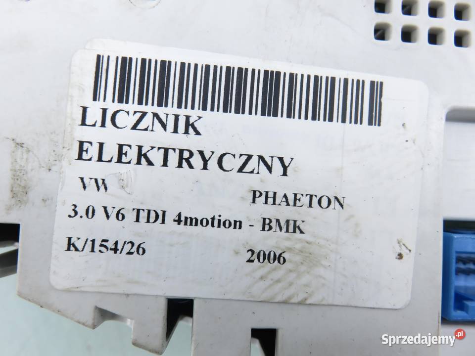 LICZNIK VW PHAETON 30 TDI 3D0920882F 0263619304