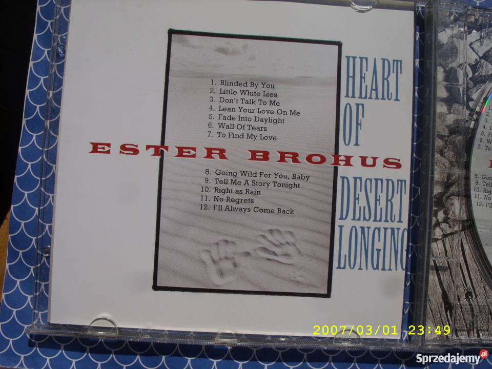 Rock CD ESTER BROHUSHEARTH OF DESERT LONGING Płyty i kasety Wołów