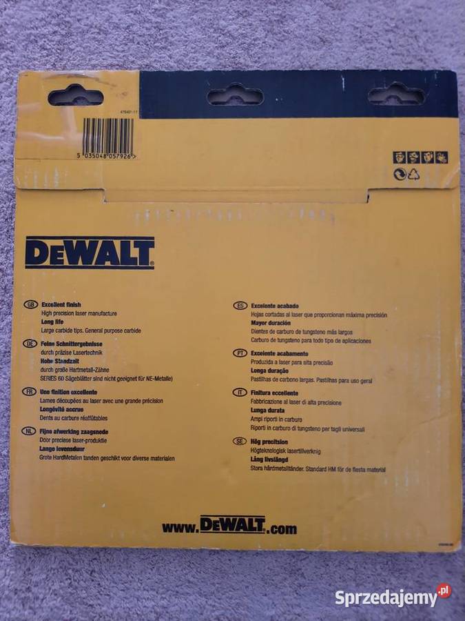 Piła zębata DeWalt DT4322 Pozostałe