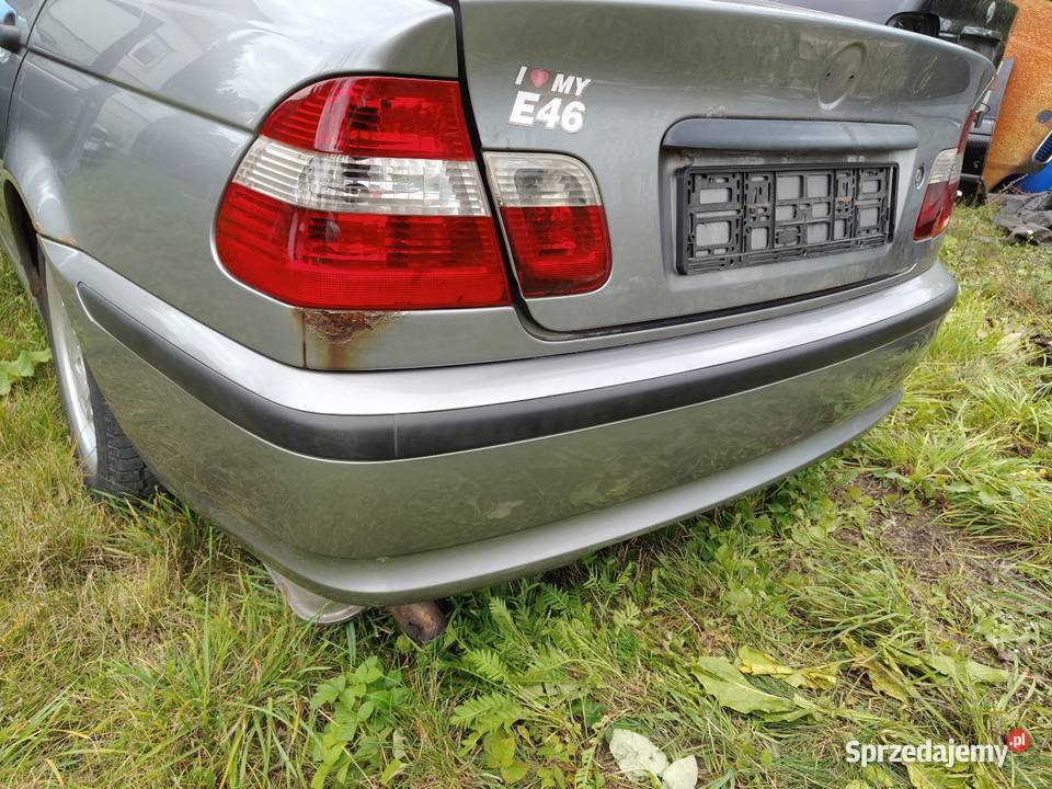 Bmw e46 sedan zderzak tylny kompletny w kolor Aleksandrów Łódzki