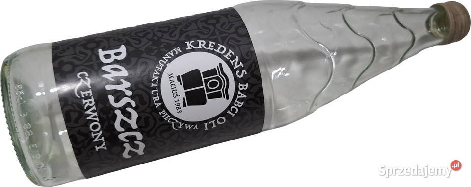 Szklana butelka 850ml 085l 82x29 Kreatywne szkło Czeladź