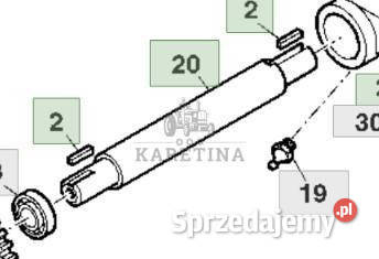 John Deere 9780CTS 9780HM 9780 CTS Wał Wejściowy wielkopolskie