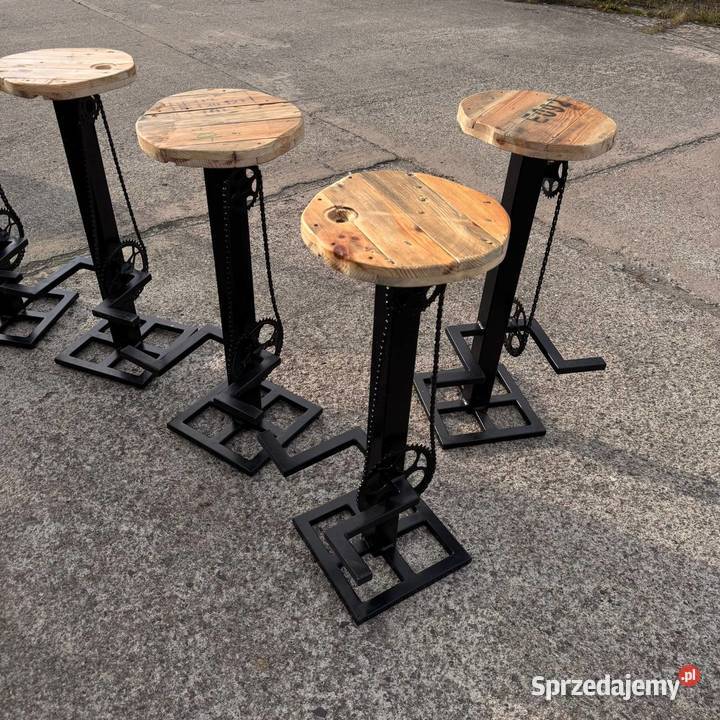 Hokery 5 unikalne krzesła barowe taboret 30cm Goleniów sprzedam