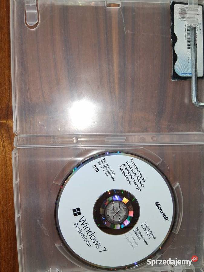 System Windows 7 Professional 32Bit wielkopolskie sprzedam