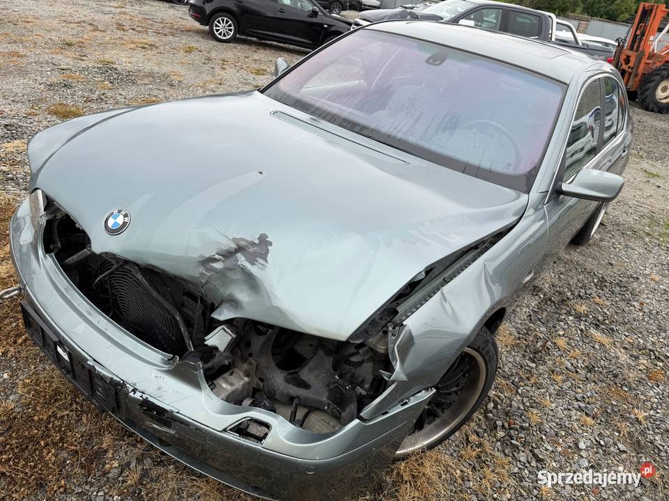 BMW Seria 7 745i 44 V8 2003r 470 Skóra Automat 333KM Seria 7 opolskie Prudnik