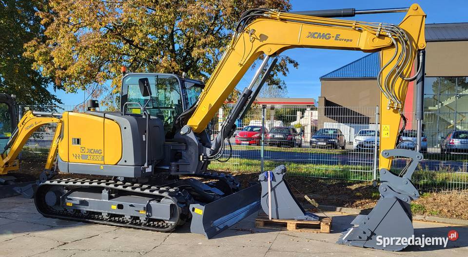 Koparka gąsienicowa XCMG XE80E 9 ton Motoryzacja Zielona Góra sprzedam