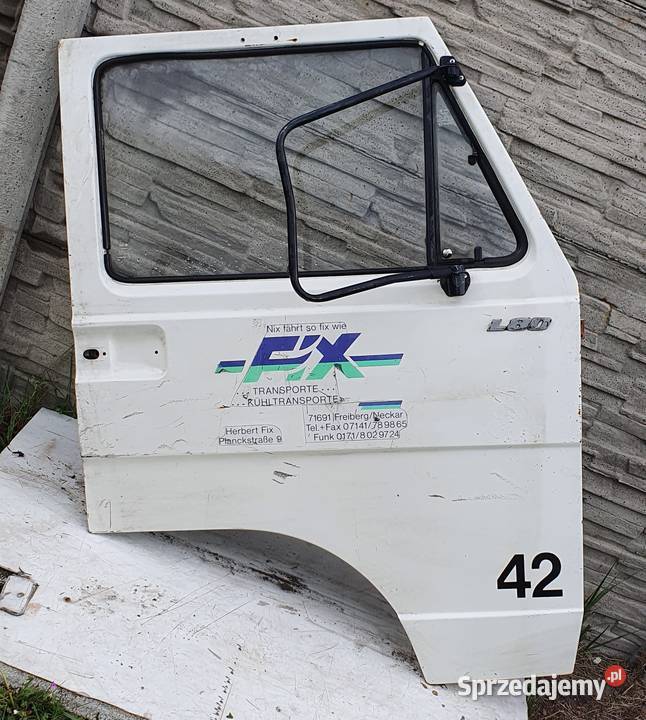 MAN VW L80 DRZWI PRAWE BEZ RDZY Bieleń