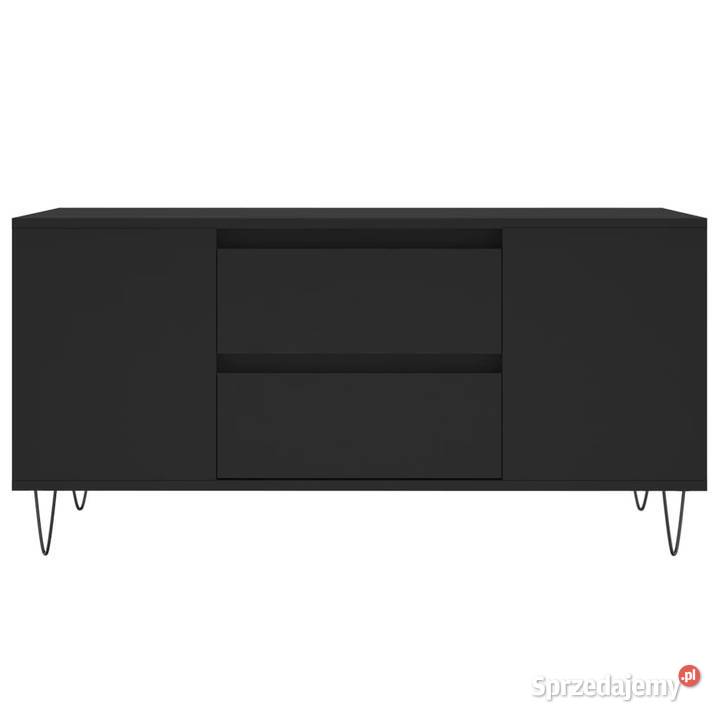 Stolik kawowy czarny 102x445x50 materiał mazowieckie Warszawa