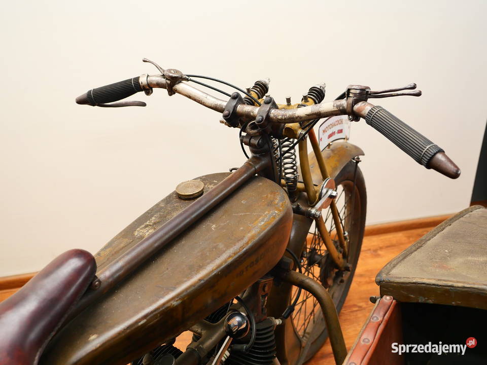 Motosacoche z koszem 1923 nieuszkodzony Pozostałe Łódź