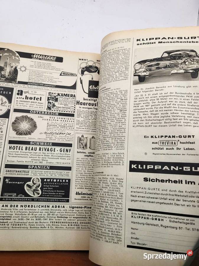 GAZETA ADAC 1961r Rybnik