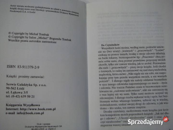 Droga do zdrowia Tombak Osięciny sprzedam