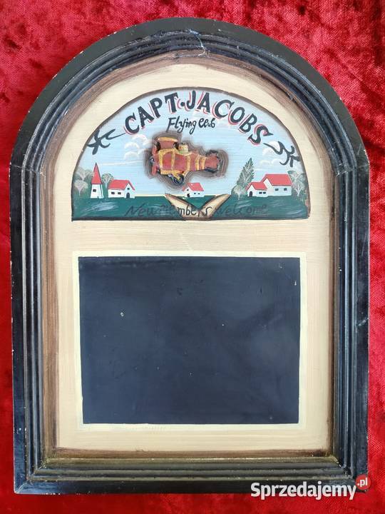 Capt Jacobs Vintage Tablica Dekoracyjna Obrazki i obrazy małopolskie Kęty