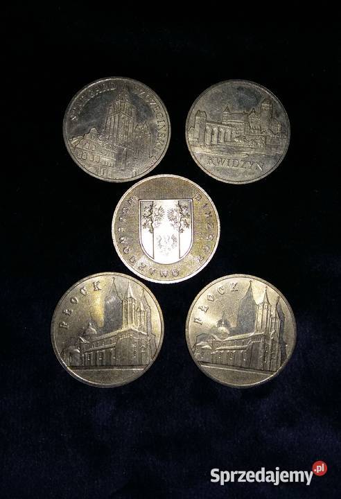 Moneta okolicznościowa 2 PłockHistoryczne Miasta łódzkie Łódź sprzedam