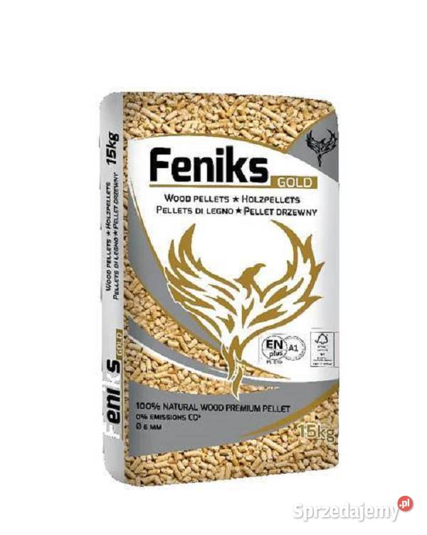 Pellet Feniks Gold Pelet A1 Pellet drzewny Ogrzewanie śląskie Ruda Śląska