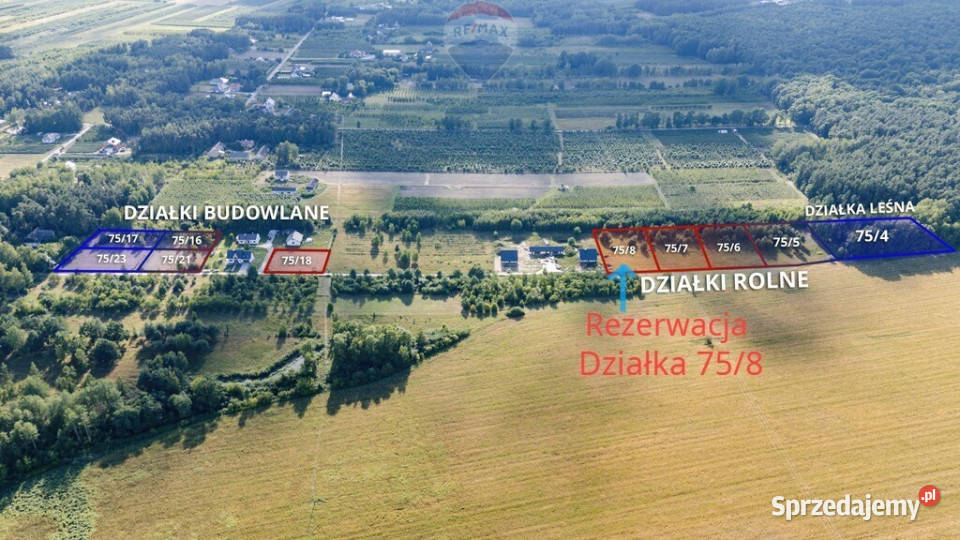 Działki budowlane blisko Tarczyna i Warszawy 40'