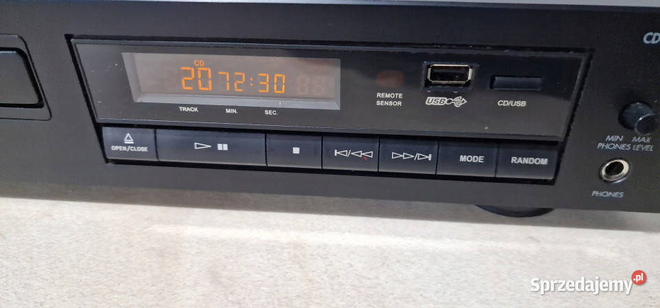 Monacor odtwarzacz kompaktowy CD156 CD 156 USB Międzychód