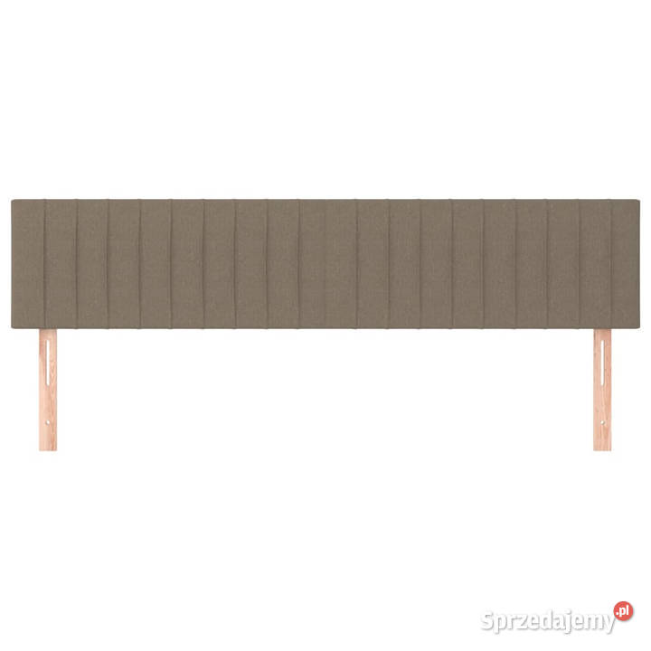 Zagłówki do łóżka 2 taupe 100x5x7888 tkanina Warszawa