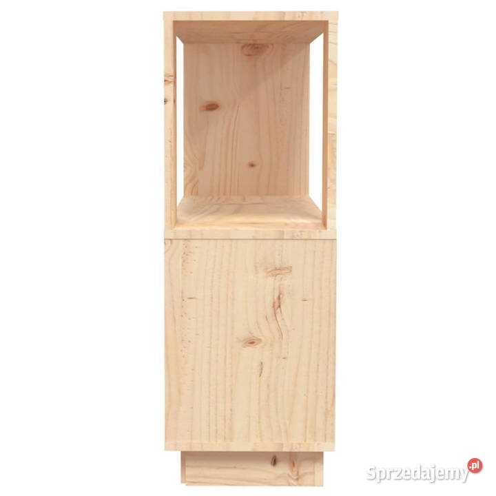 Regał na książkiprzegroda 80x25x70 lite drewno