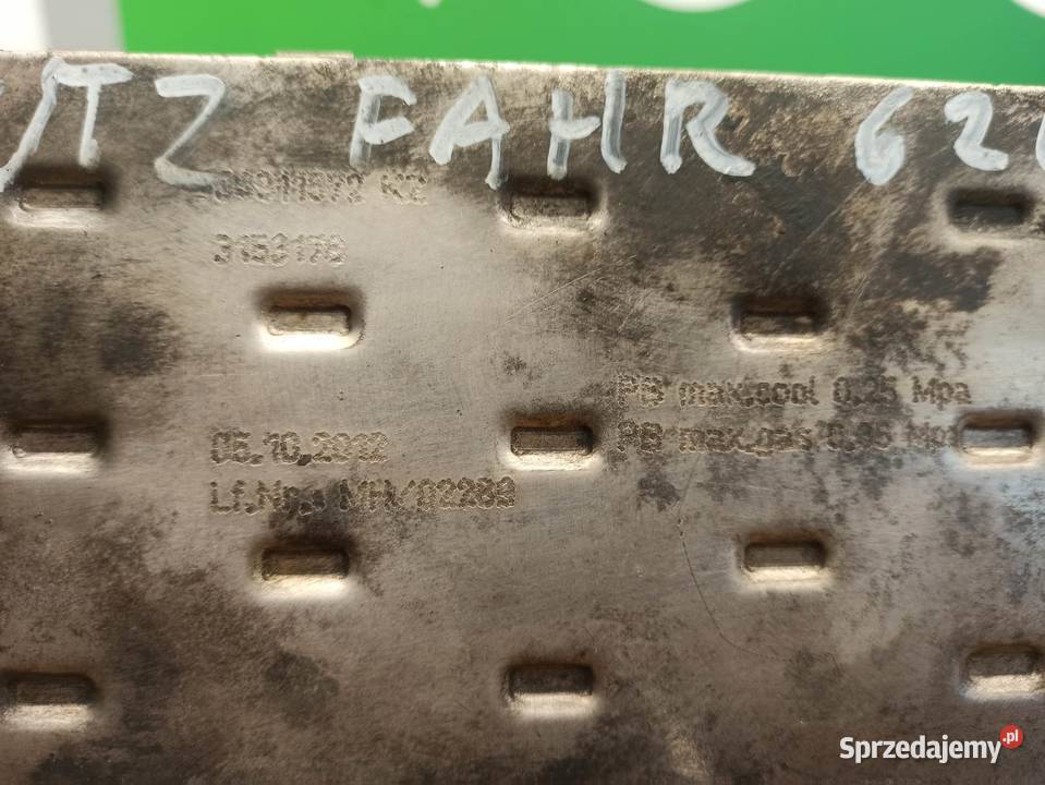 Chłodniczka Egr DeutzFahr 620 Wilkowo