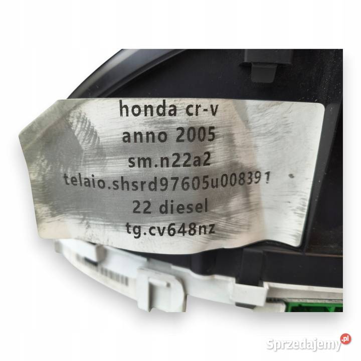 LICZNIK ZEGARY HR0333105 Honda CRV II 22 ICTDI lubelskie