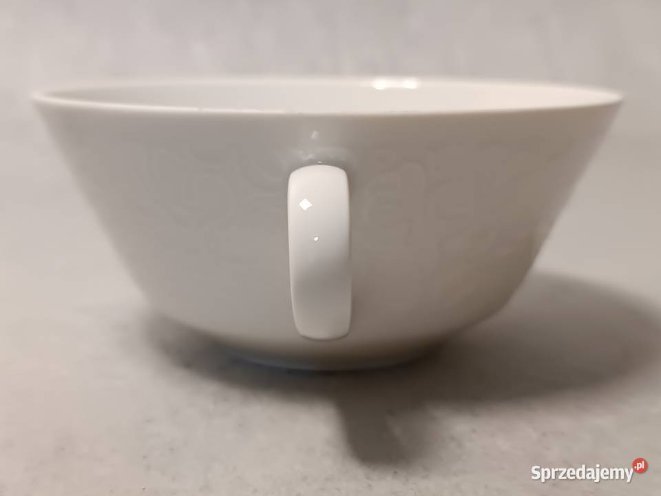 HUTSCHENREUTHER Bulionówka Biała Porcelana Augustów