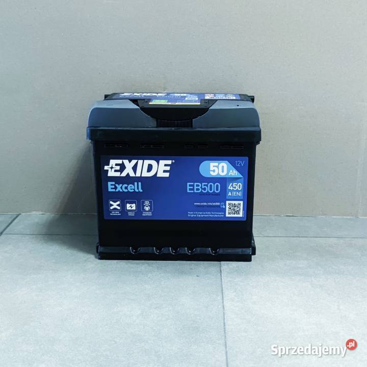 Akumulator Exide Excell 50Ah 450A EN Motoryzacja Łódź sprzedam