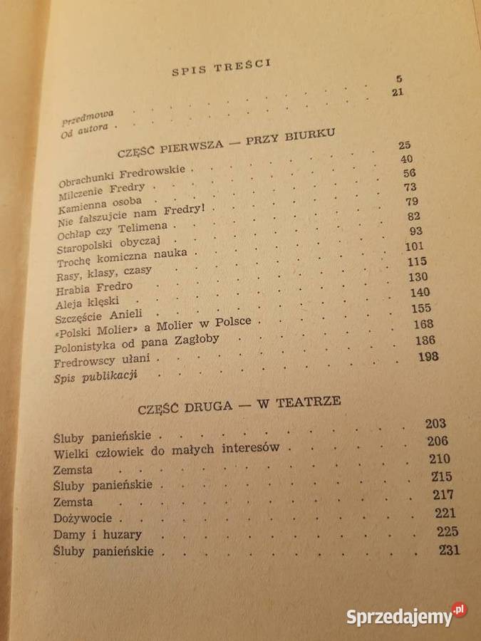 Obrachunki Fredrowskie Tadeusz Żeleński Boy 1953 Bielsko-Biała