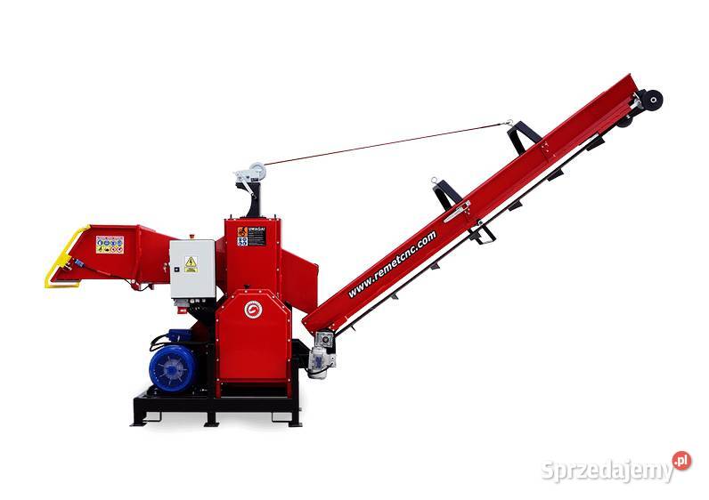 Rębak REMET CNC RPE200 22 kW taśmociąg 4 m 8 Malbork