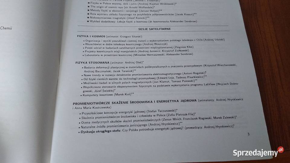 Materiały XXXV Zjazdu Fizyków Polskich Białystok Książki naukowe i popularnonaukowe Gdańsk