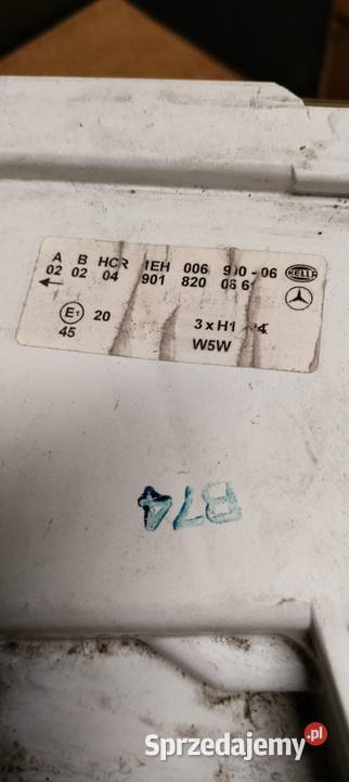 Mercedes Sprinter lewa przednia lampa Środa Wielkopolska