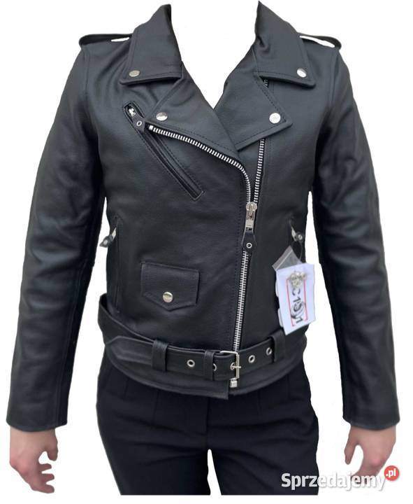 Damska skórzana ramoneska Pełna rozmiarówka Rock Witnica