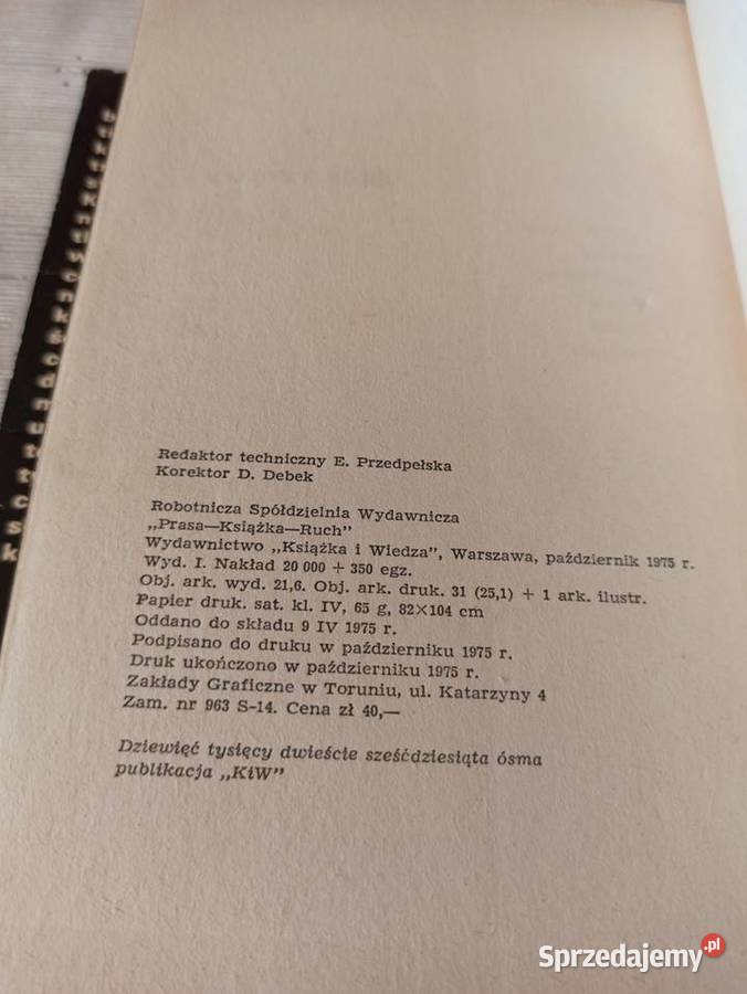 Śmierć amerykańsku Gerold Frank Stanisław sprzedam