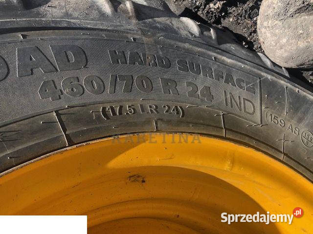 JCB 53170 Opona 46070 R24 Felga 16x24 Jastrzębniki