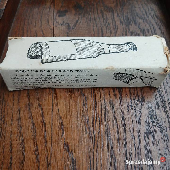 Oryginalny metalowy otwieracz do szampana Warszawa