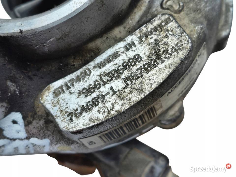 TURBOSPRĘŻARKA Fiat Scudo II Citroen Jumpy C4 20 Chełm