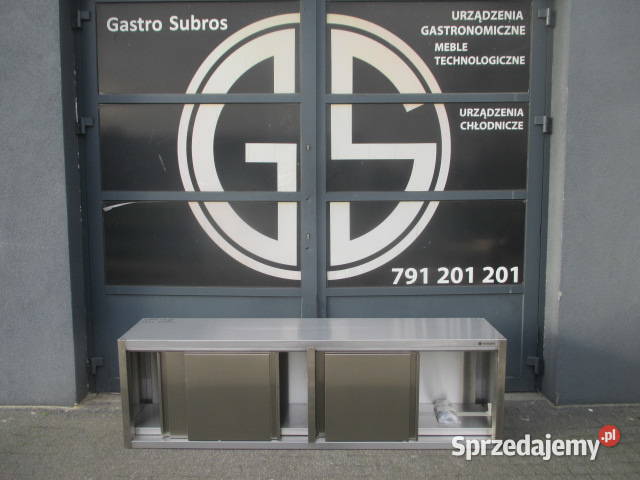 NOWA Szafka Wisząca Stal Nierdzewna Drzwi Suwane Ostrów Wielkopolski