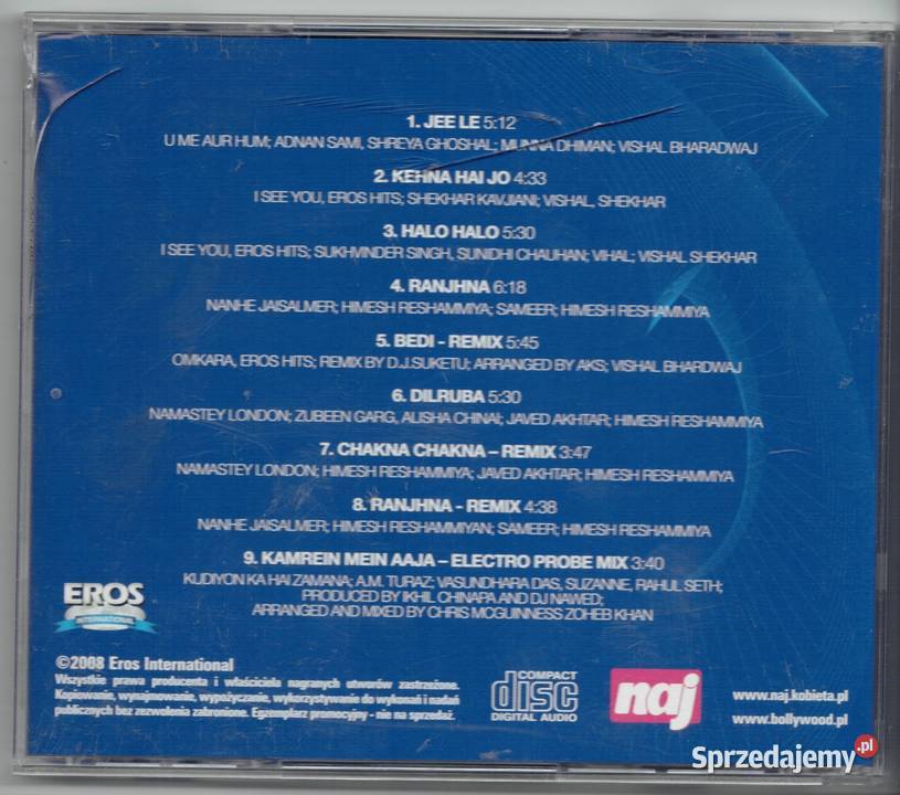 TANECZNE PRZEBOJE BOLLYWOOD VOL 4 CD MUZYKA CD Warszawa sprzedam