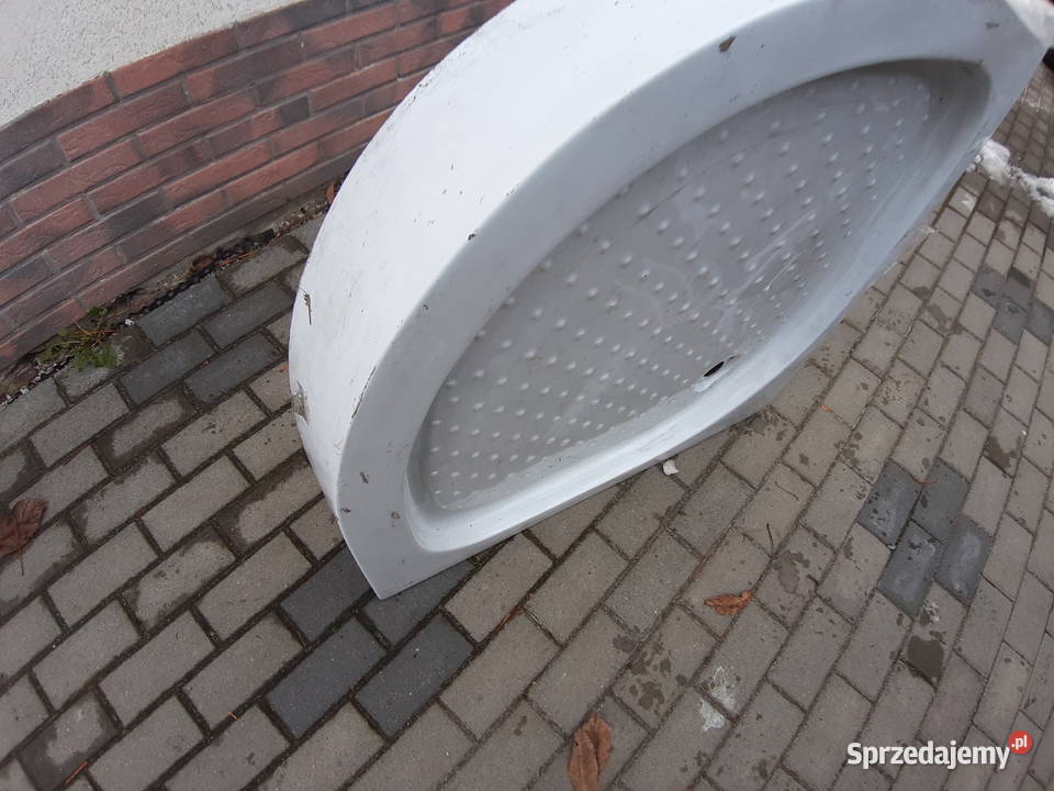 Brodzik 90 X 90 biały Pokój