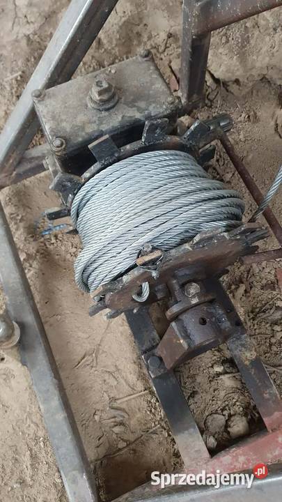 Wyciągarka leśna do traktora mini traktorka Leśnictwo małopolskie Zakliczyn