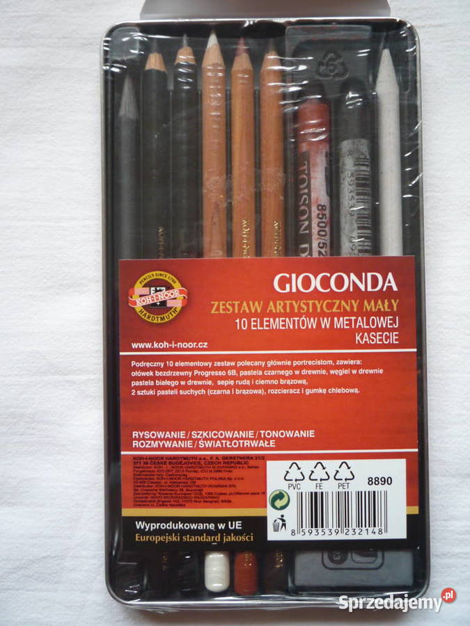 NOWY KOHINOOR Zestaw do szkicowania Gioconda zachodniopomorskie Szczecin