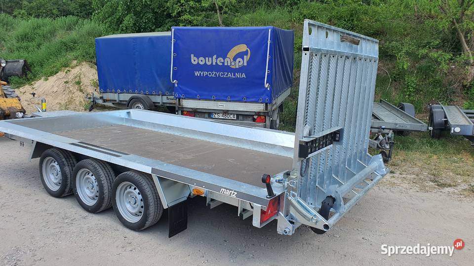 Przyczepa trzyosiowa pod minikoparki Bau 3 4003 Szczecin
