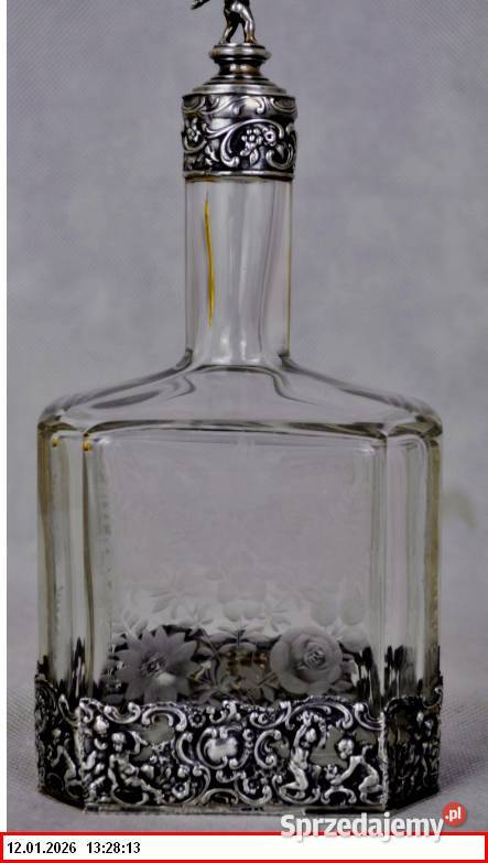 Karafka wykonana JD Schleissner Shne z Hanau ok Zgorzelec