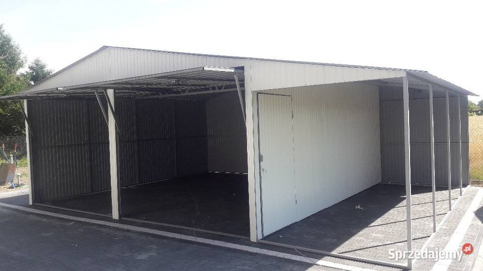 Garaż Blaszany OtwartaWiata wysoka 9x10 Nowy Dwór Mazowiecki