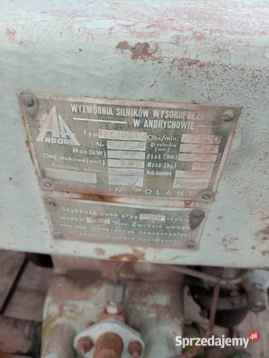 Silnik S15 Andoria 1CA90 z rozrusznikiem małopolskie Bobrek