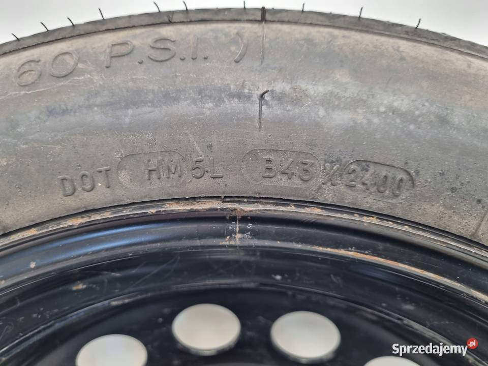 KOŁO DOJAZDOWE 12580 R17 9209872 5x108 Chełm