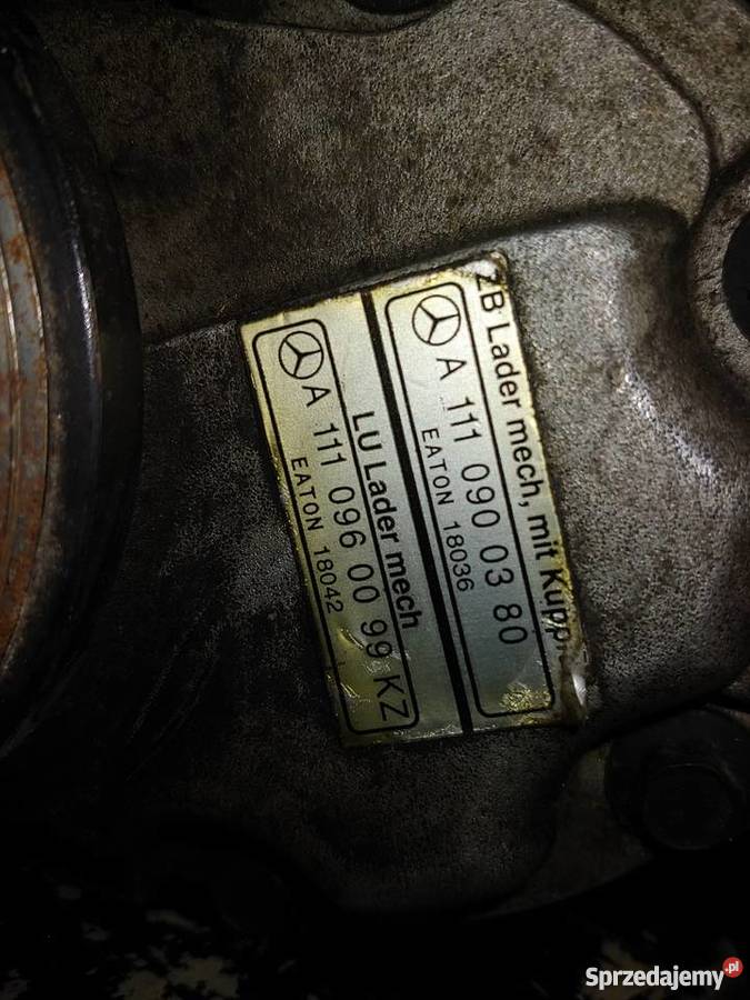 Kompresor Eaton m62 osobowe lubelskie Stare Zadybie