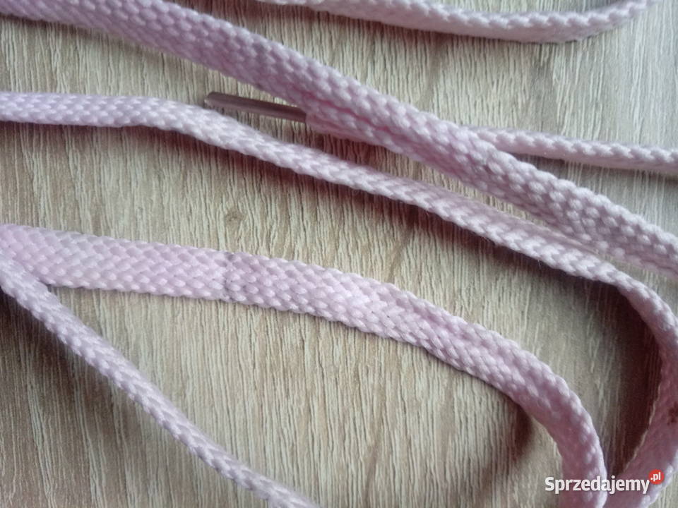 Sznurówki sznurowadła pudrowy róż