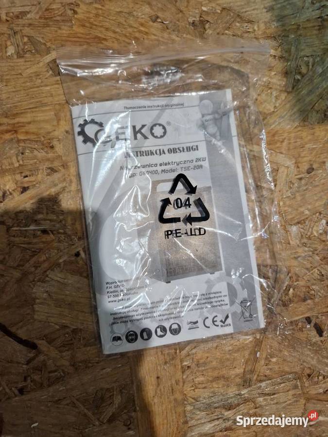 Nagrzewnica elektryczna 5 KW Geko G80402 Głogowa sprzedam