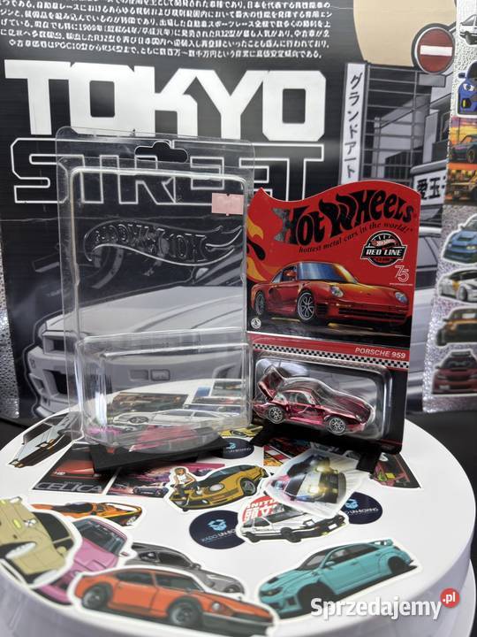 Hot Wheels RLC Porsche 959 Red BOX 23 Zabawki Wrocław