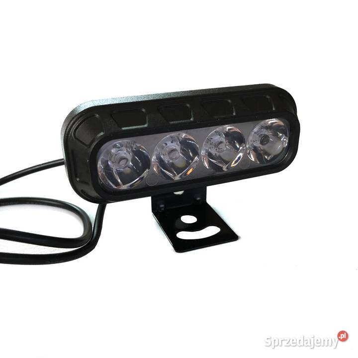 Lampa LED do motocyklu 85 12W 12V dalekosiężna 2 Oświetlenie Pomiechówek